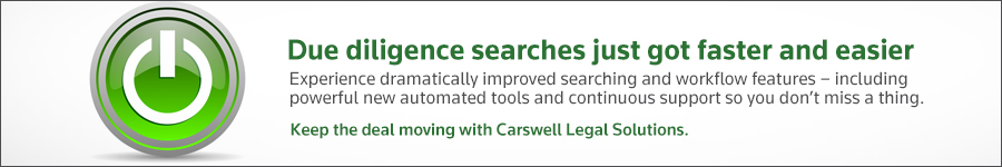 CarswellLegal_DueDiligence Leaderboard