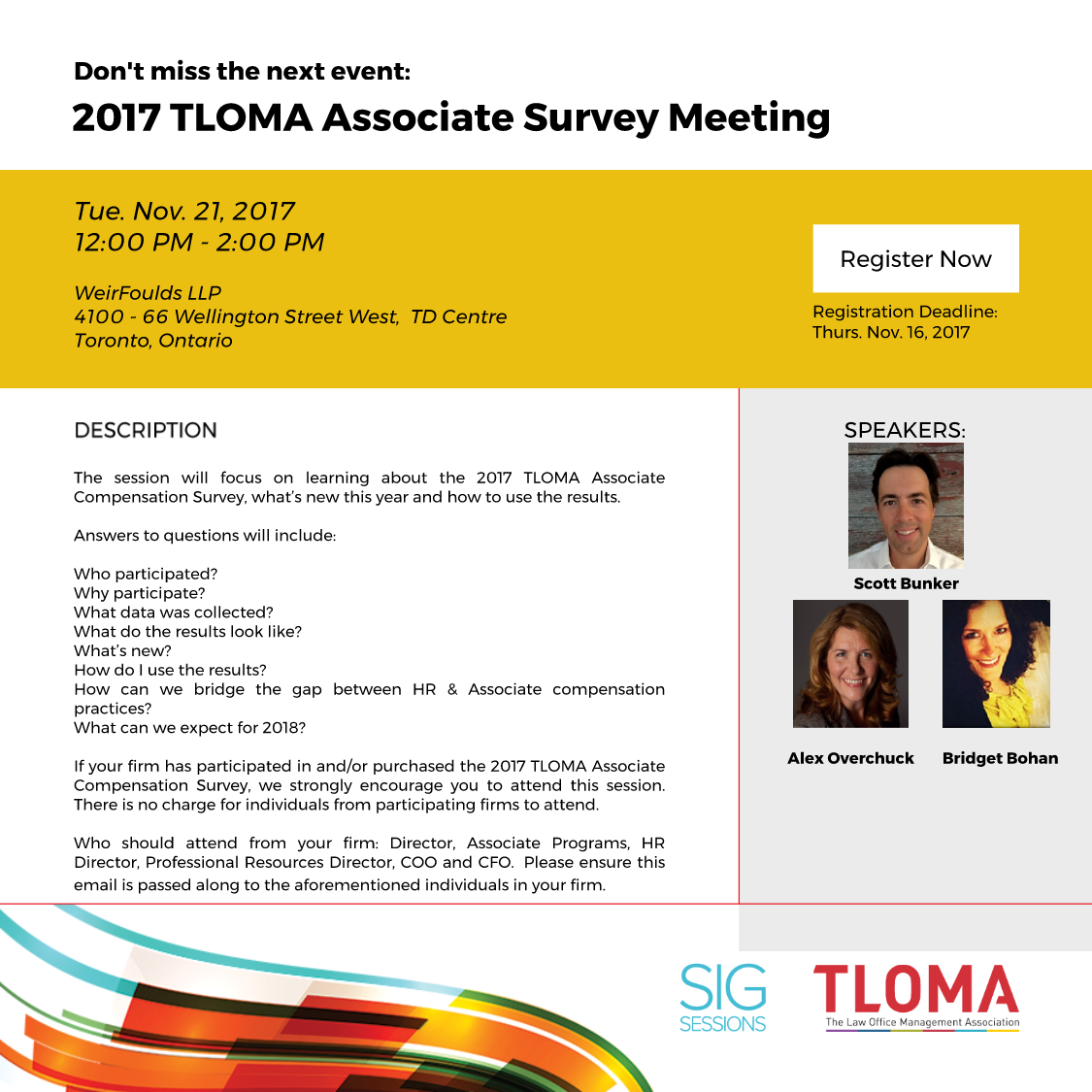 TLOMA Associate Survey Meeting
