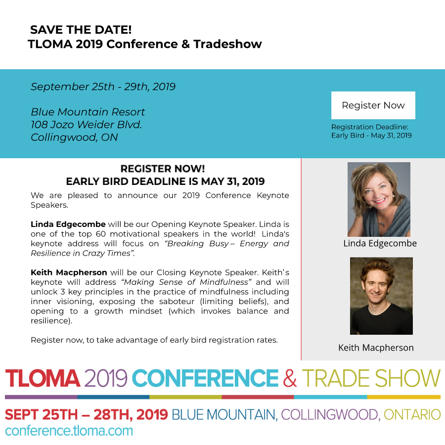 TLOMA - Interruption Ad - Conference - Keynote Speakers