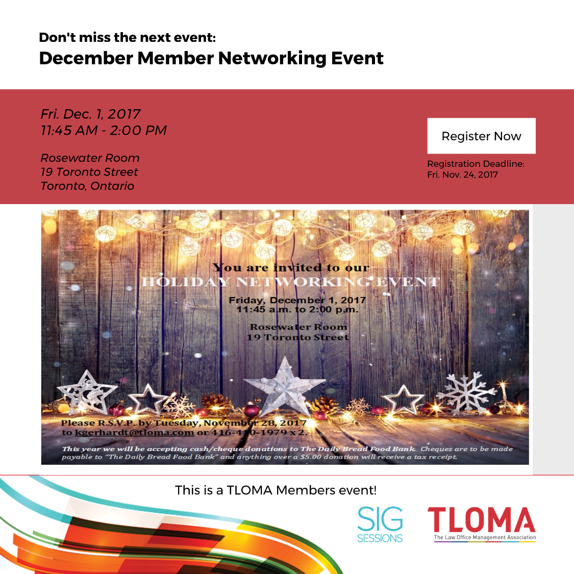 December Member Networking Event 