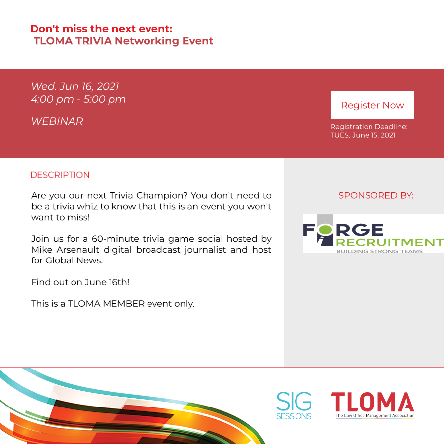 Networking Event - Trivia Night - June 16, 2021