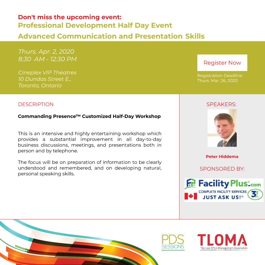 TLOMA - Interruption Ad - PD Event - April 2, 2020