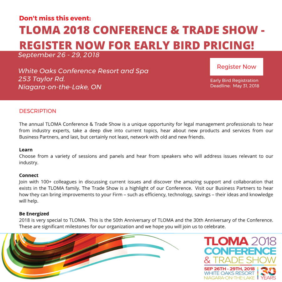 TLOMA - 2018 Conference and Trade Show